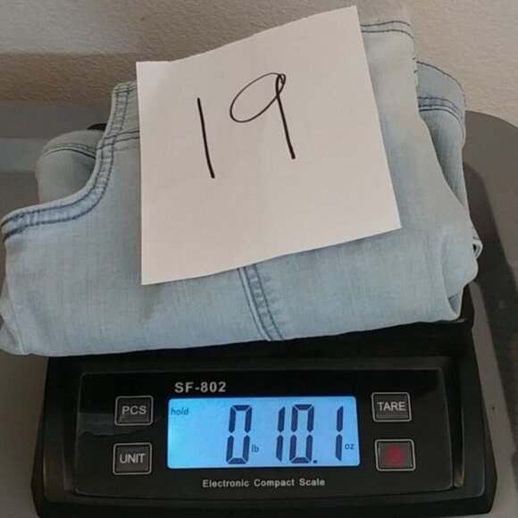 Wax Jean Women's Blue Button Down Western Designer Grunge Denim Vest Top Size M - Picture 7 of 7